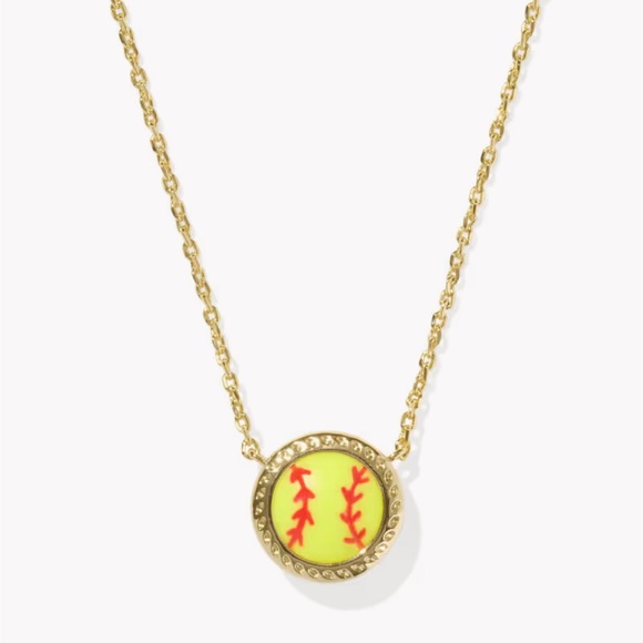 Kendra Scott Softball Necklace - Picture 1 of 2